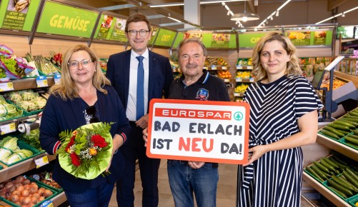 Eröffnung Eurospar Filiale Bad Erlach am 11.05.2022 | (c) Johannes Brunnbauer