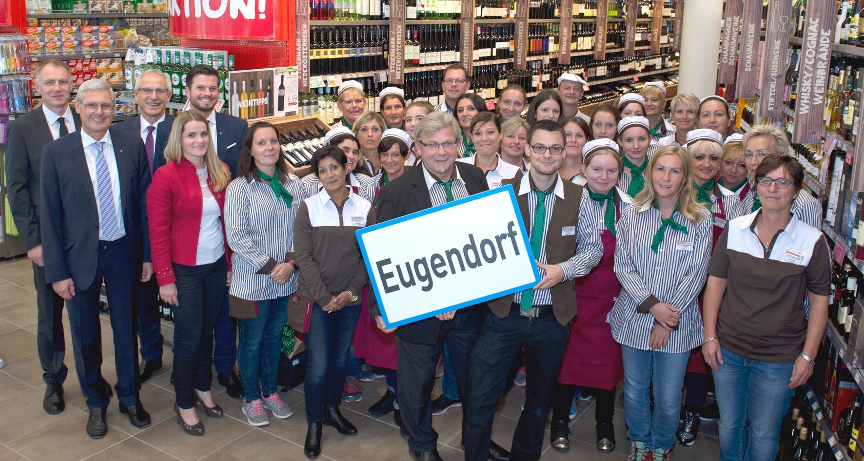 Eröffnung EUROSPAR Eugendorf Teamfoto