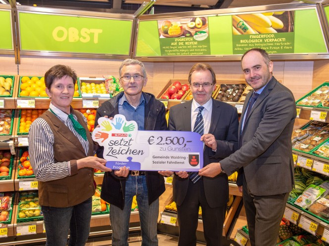 SPAR Spende EÖ Waidring