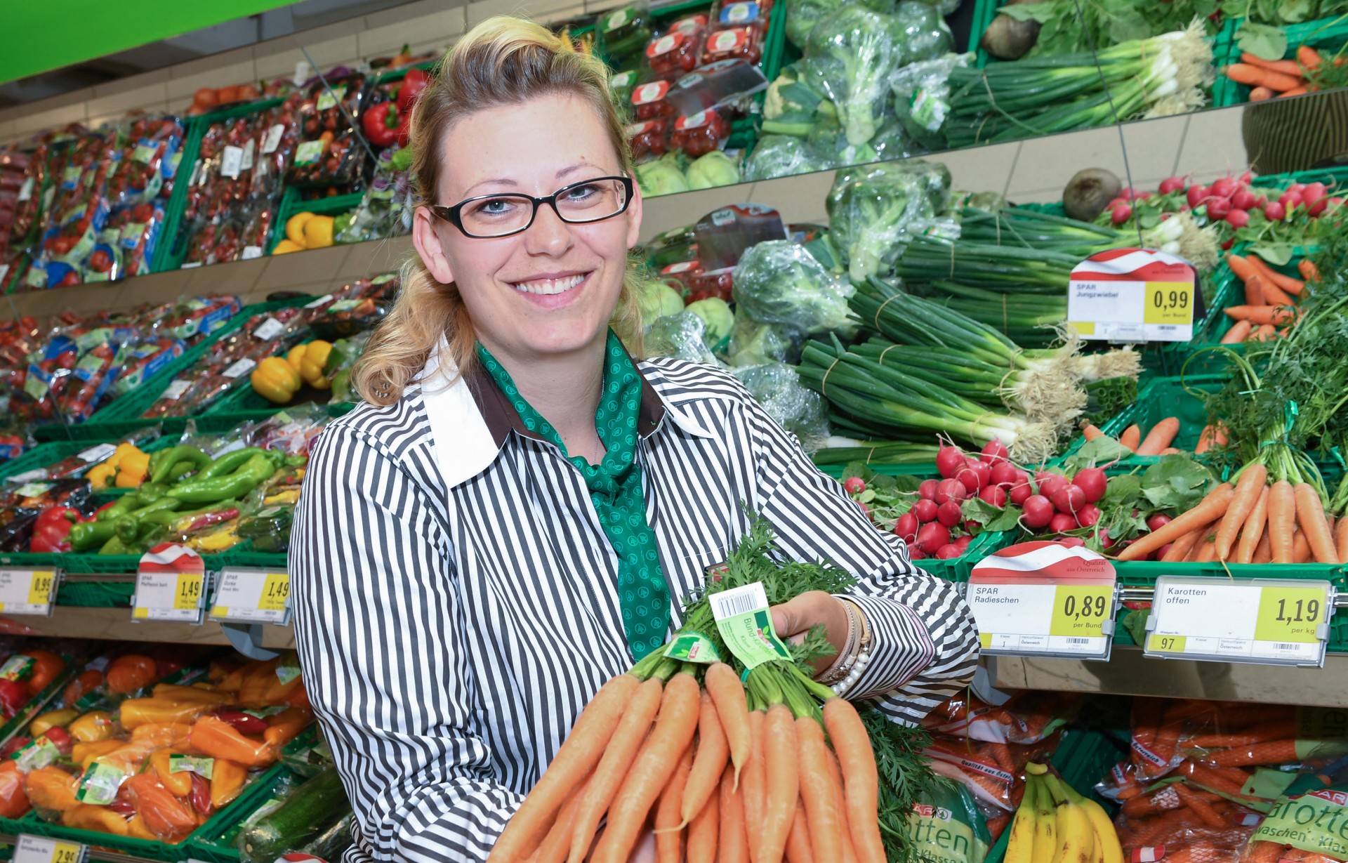 SPAR-Kauffrau Marina Feichtner