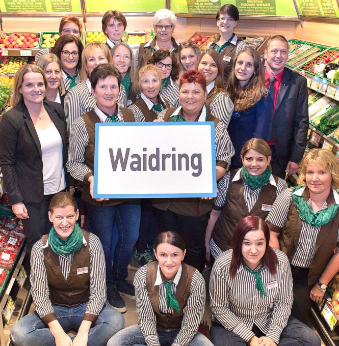 SPAR Eröffnung Waidring Team
