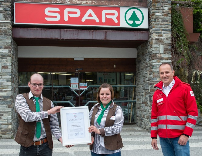 Lebensmittelspende SPAR Ötztal