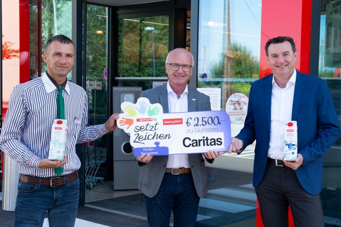 SPAR Spende SalzburgMilch 