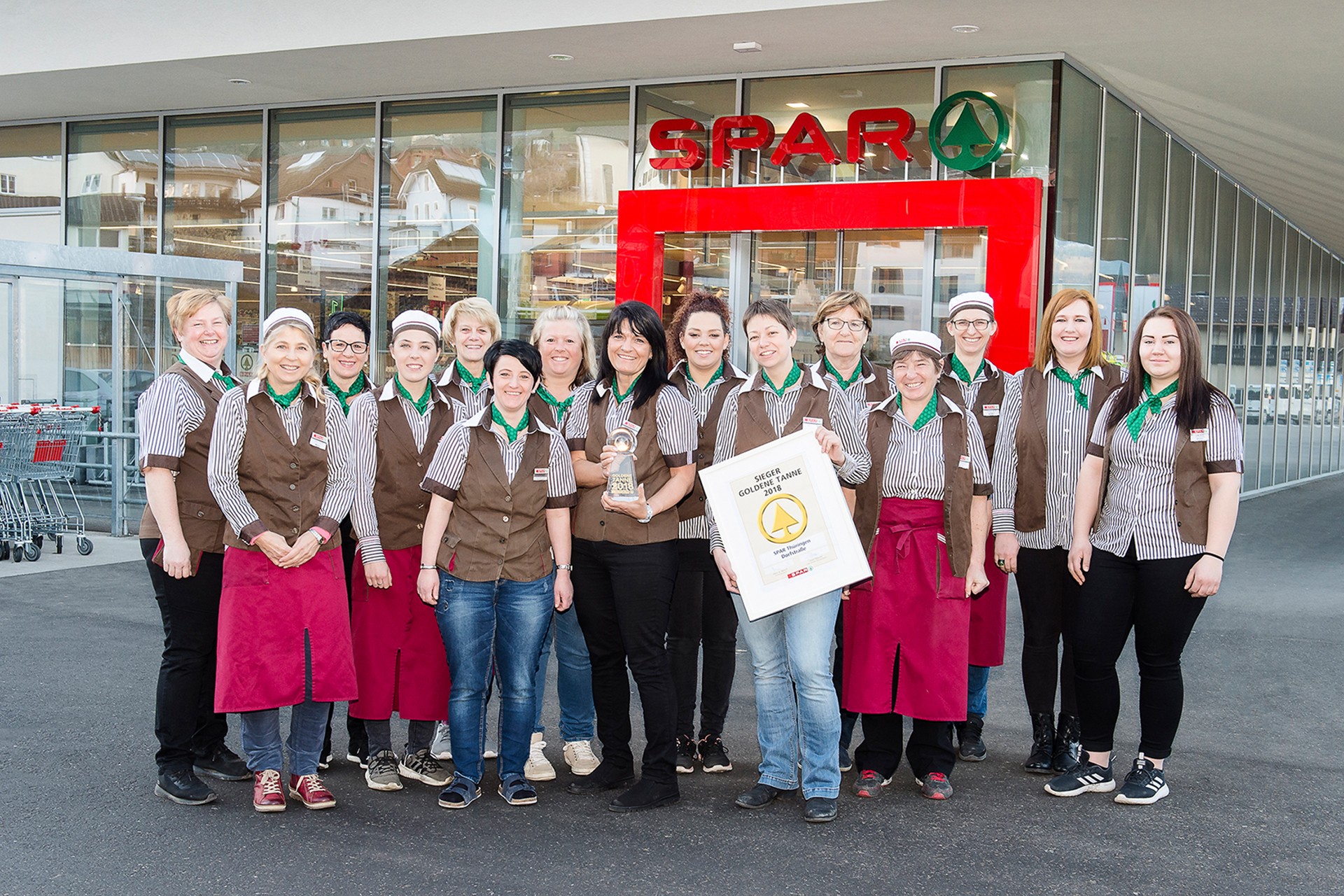 © 2019 MEDIArt | Andreas Uher; SPAR Markt Thüringen, Team Aufnahmen, Gewinner Goldene Tanne, Gruppe