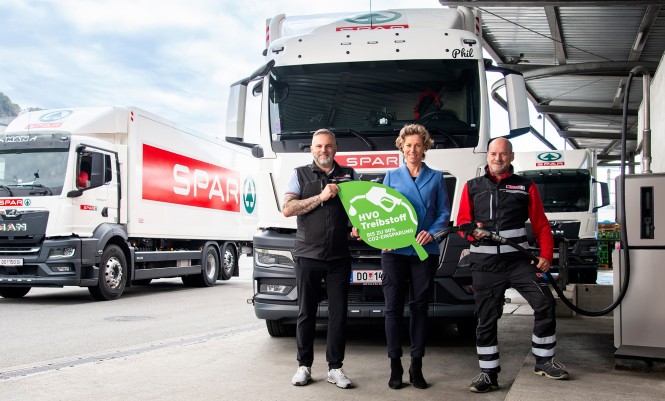© 2023 MEDIArt Photographie, SPAR, HVO Treibstoff, Pressebild