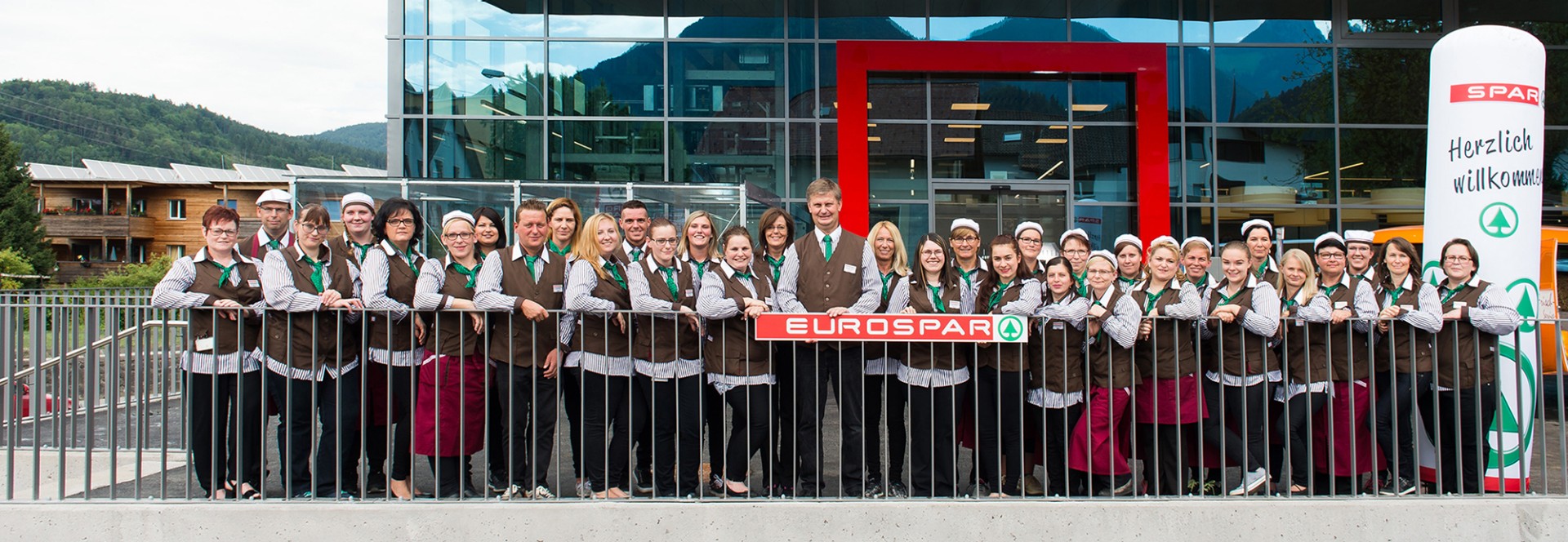 © MEDIArt | Andreas Uher; Spar Vorarlberg, Eurospar, Eröffnungsfeier, Teamaufnahmen,