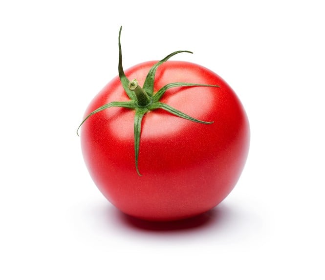 Fresh tomato isolated on white background Fresh tomato isolated on white background