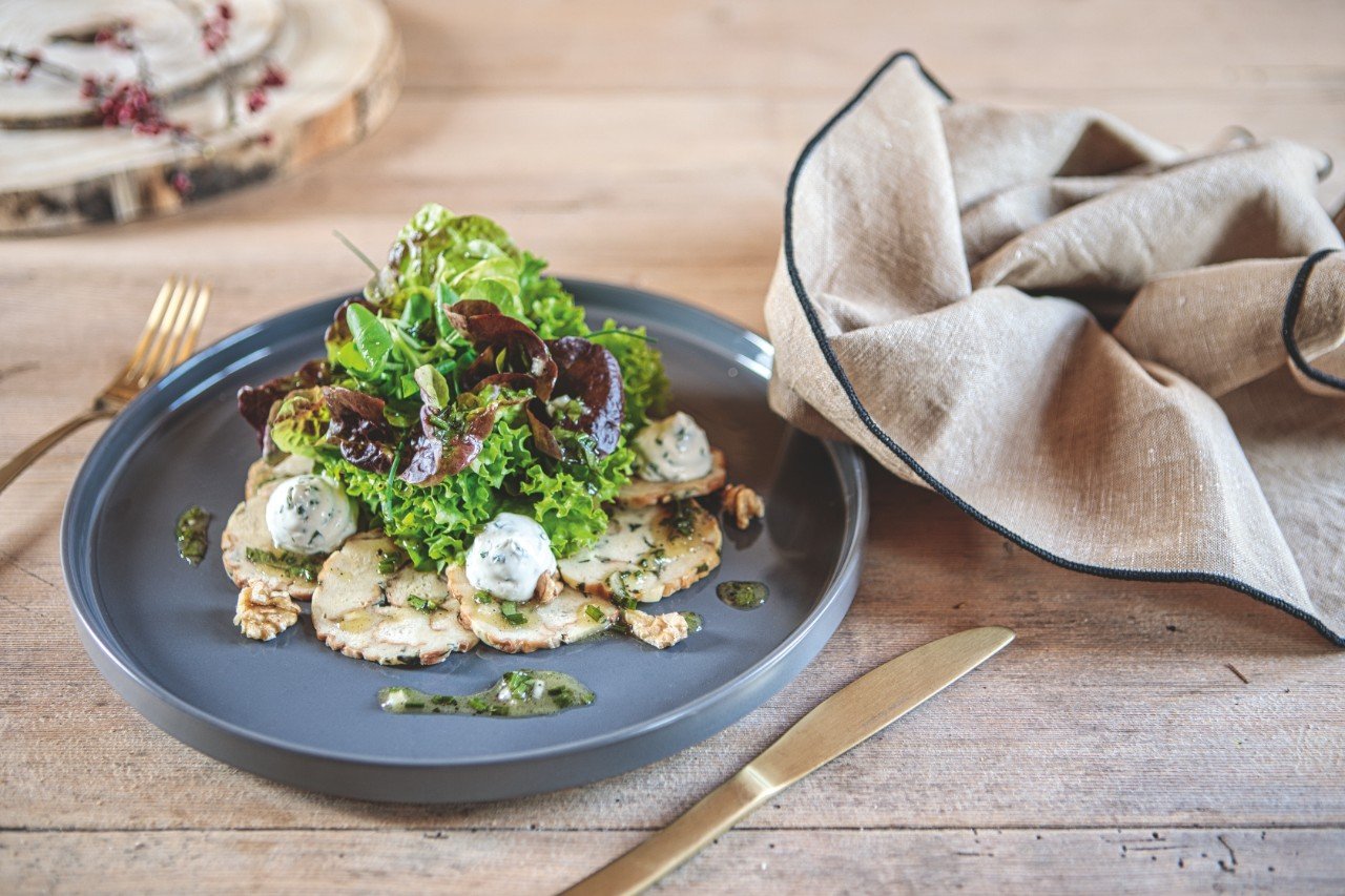 Brezenknödel-Carpaccio » Rezept | SPAR Mahlzeit!