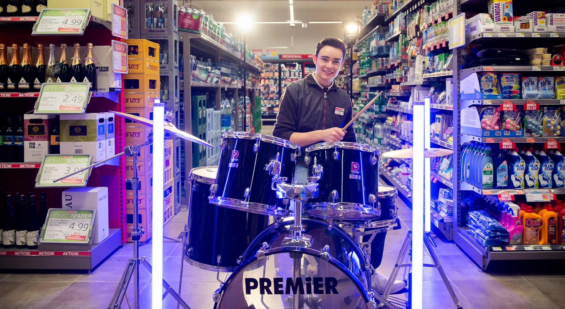 © 2020 MEDIArt | Photographie, SPAR Vorarlberg, Lehrlingsvideo - Dreh, Lehrling Elias