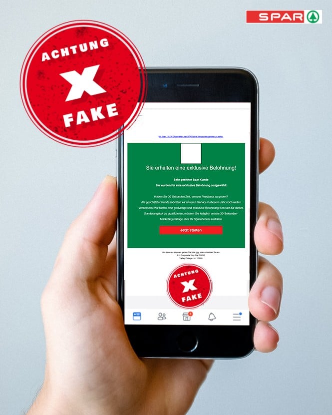 FAKE E-Mail Gewinnspiel 17.02.2020