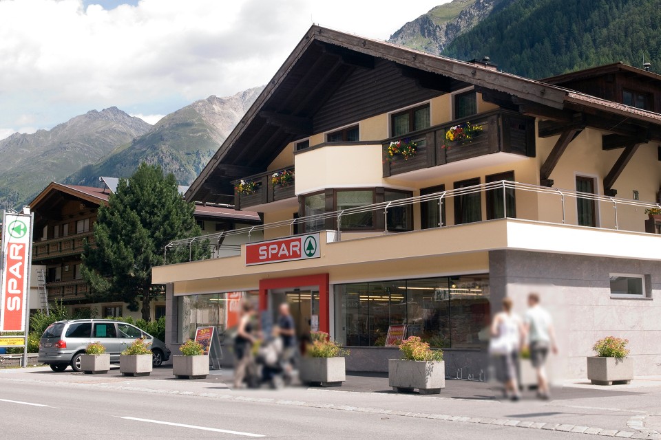Fassade SPAR Sölden