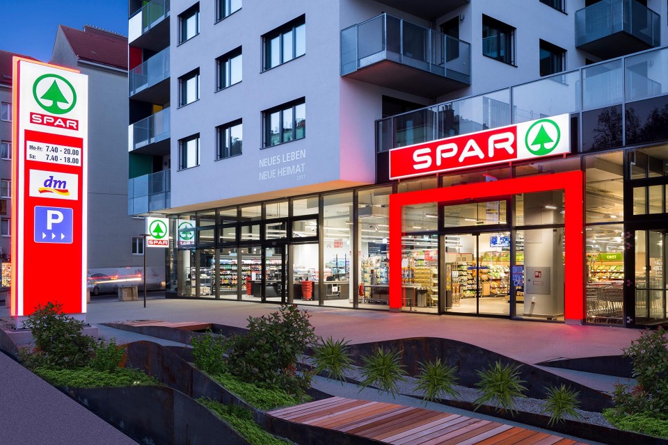 Spar Filiale Troststraße, am 15.11.2017 | (c) Johannes Brunnbauer