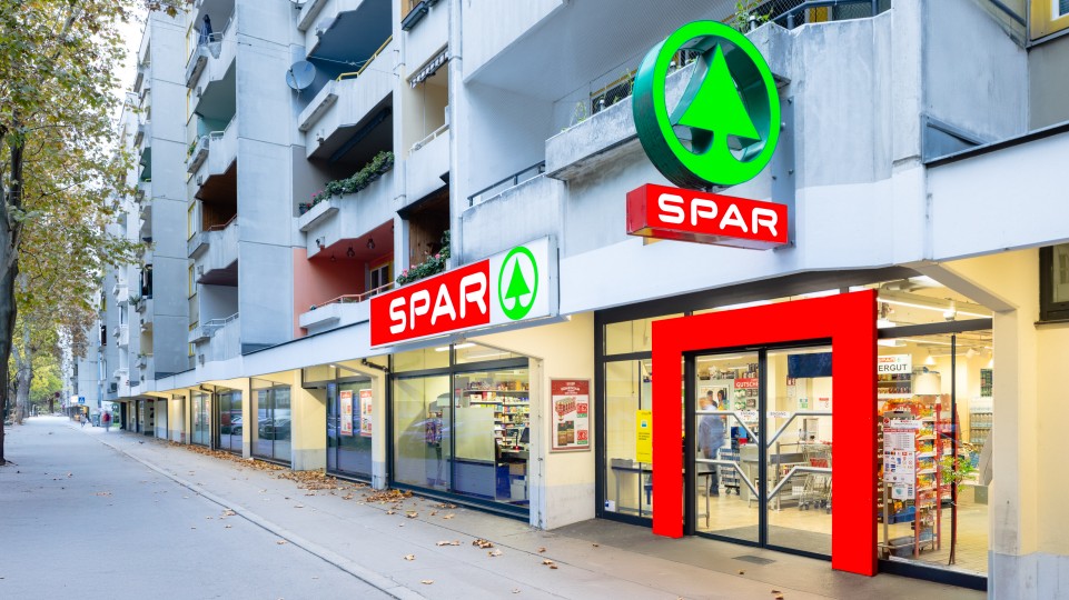 Außenaufnahme Spar Supermarkt Engerthstraße
