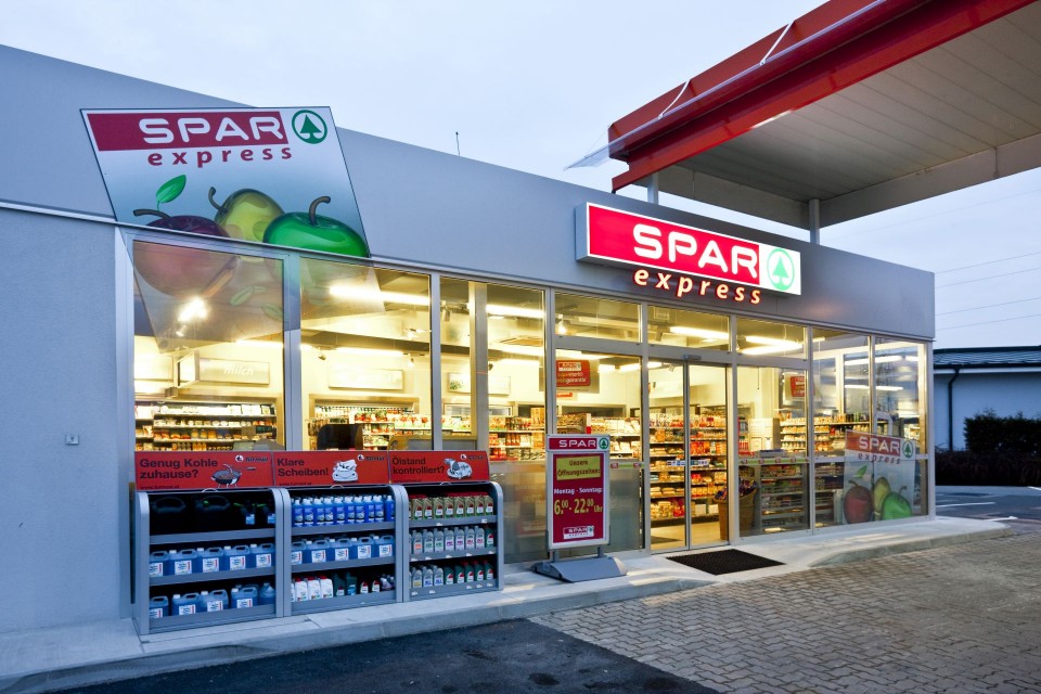 SPAR express Tankstellenshop in der Grazer Kärntnerstraße