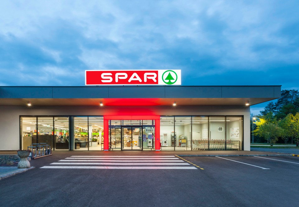 Visualisierung vom SPAR-Supermarkt Kühnsdorf