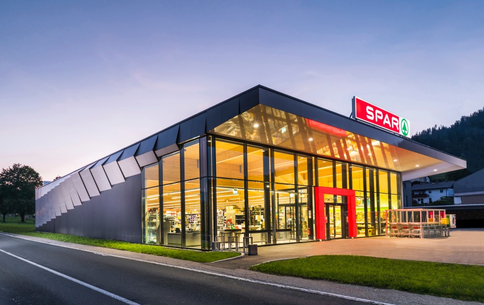 Visualisierung SPAR-Supermarkt Köttmannsdorf