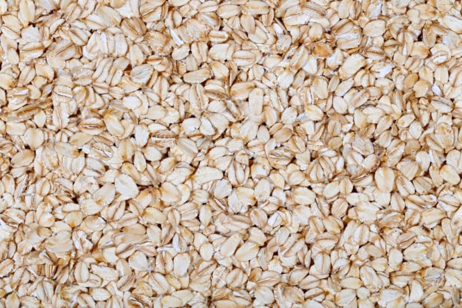 Hafer Lots of rolled oats. Can be used as a background (high resolution - 50Mpx).