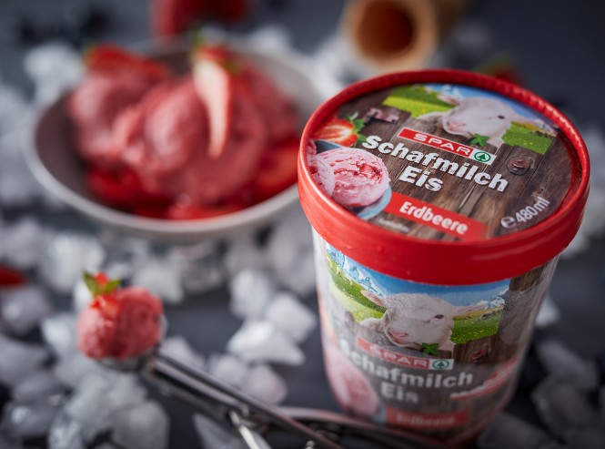 Schafmilch-Eis von SPAR