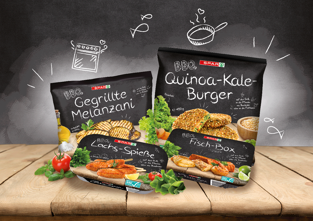 SPAR BBQ Produkte 