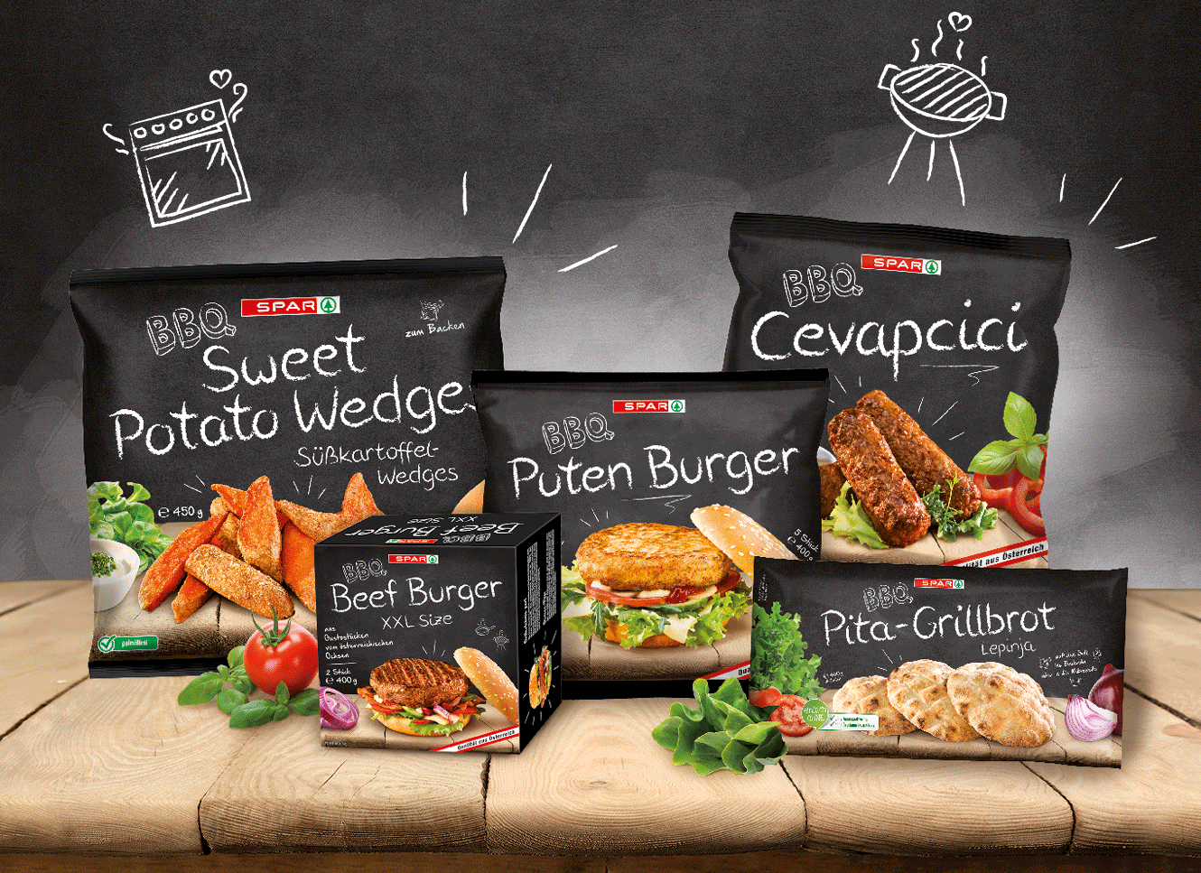 SPAR BBQ Produkte 