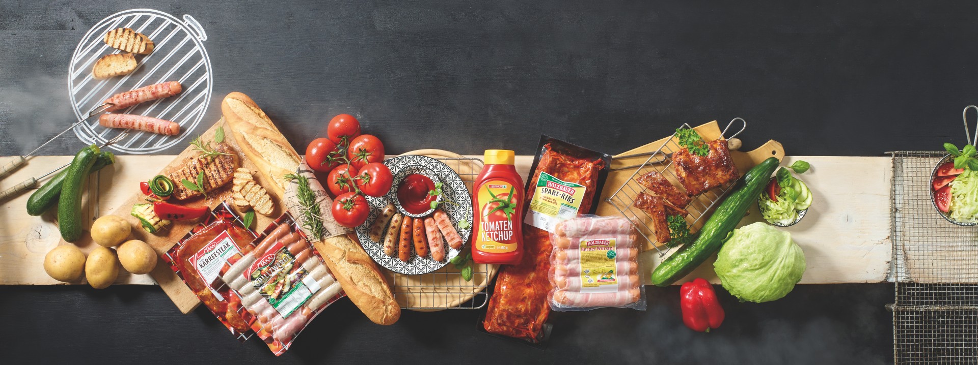 SPAR express Grillprodukte