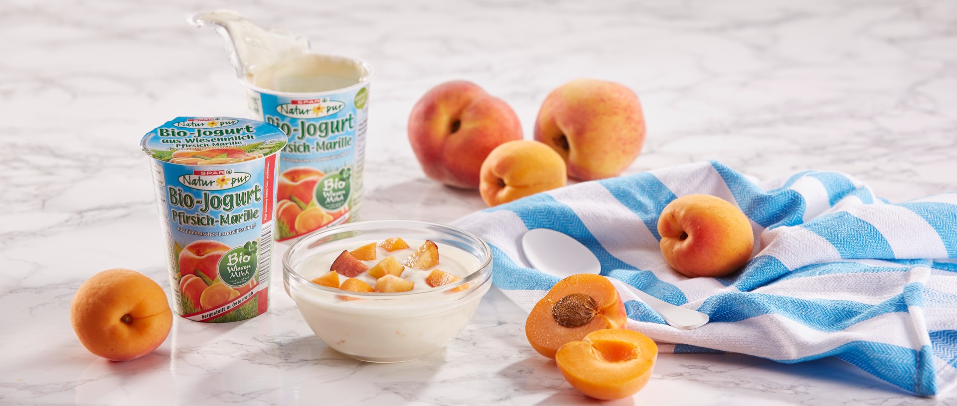 SPAR Natur*pur zuckerreduziertes Marillen-Jogurt