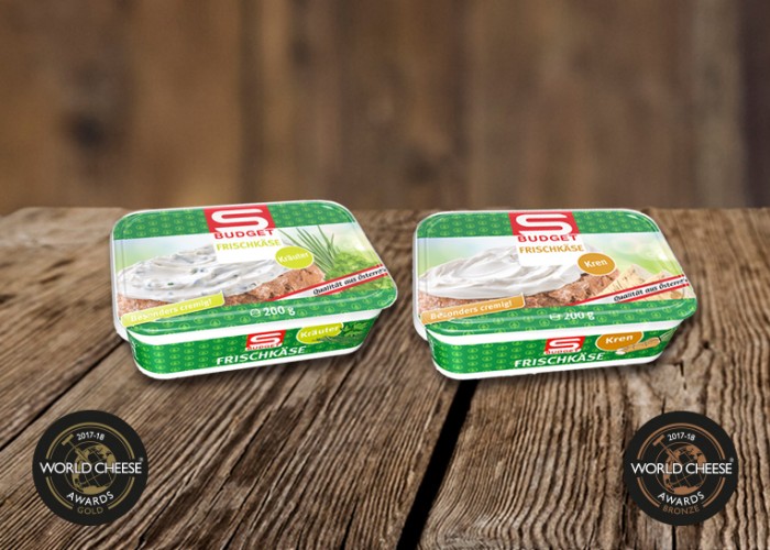 S-BUDGET Frischkäse ausgezeichnet