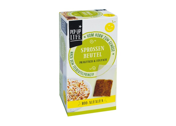 PepUpLife Sprossenbeutel - Bio-Alfalfa
