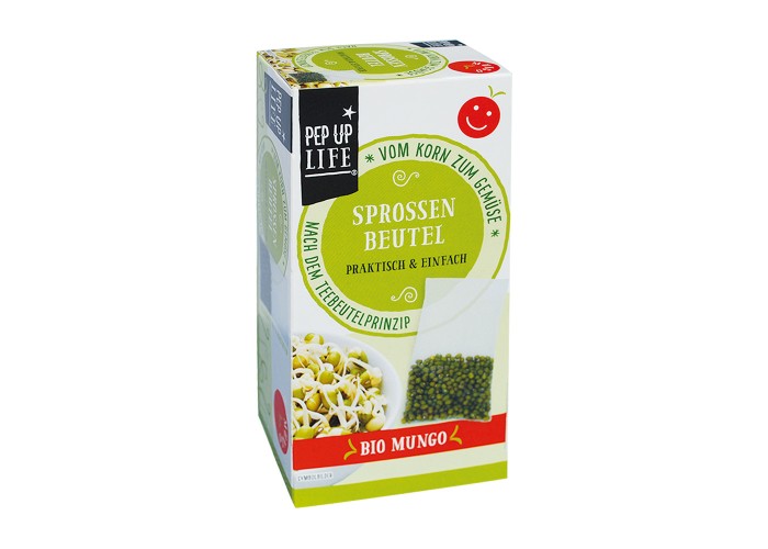 PepUpLife Sprossenbeutel - Bio-Mungobohnen