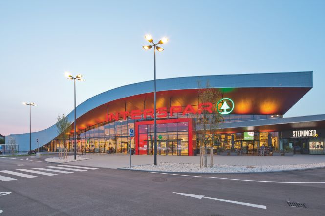 INTERSPAR Filiale Wels Außenansicht