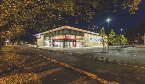 SPAR Filiale Slowenien Außenansicht