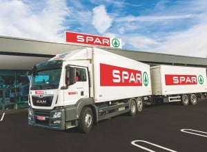 LKW vor der SPAR Filiale Otto Bauer Gasse, (c) Johannes Brunnbauer