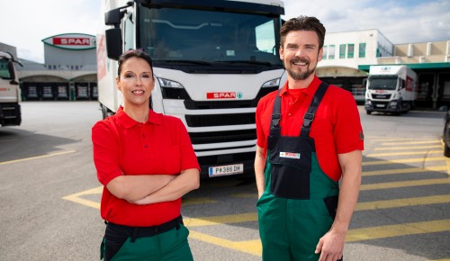 Interspar Lehrlings Event im Huma Eleven LKW Fahrer