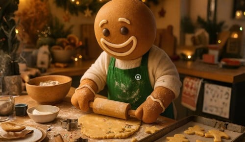 Leo lebkuchen bäckt Weihnachtskekse