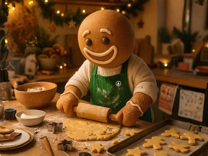 Leo lebkuchen bäckt Weihnachtskekse