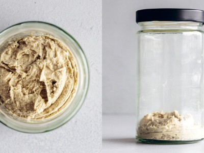 Sauerteig ansetzen im Schraubglas