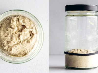 Sauerteig ansetzen im Schraubglas