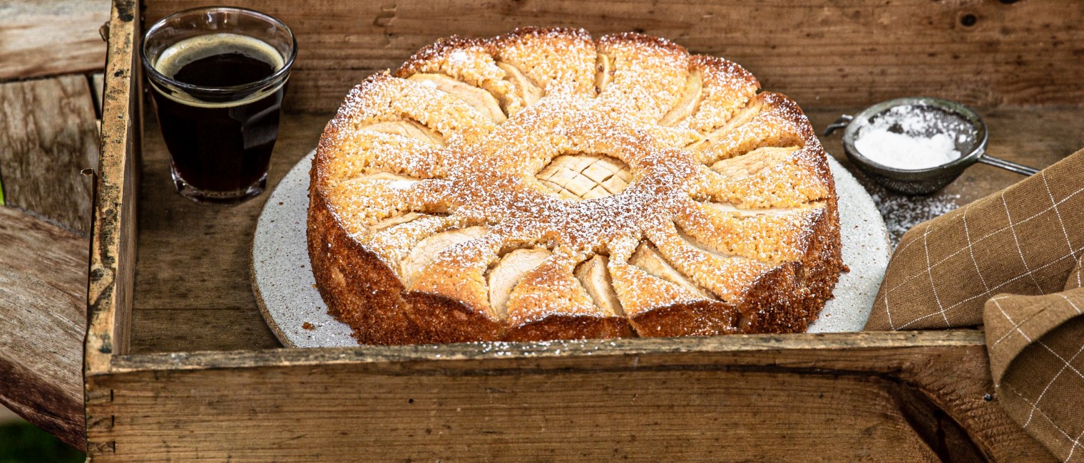 SPAR Mahlzeit Apfel Grieß Kuchen