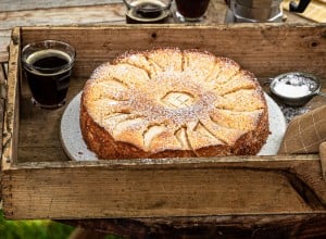 SPAR Mahlzeit Apfel Grieß Kuchen