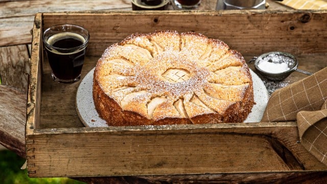 SPAR Mahlzeit Apfel Grieß Kuchen