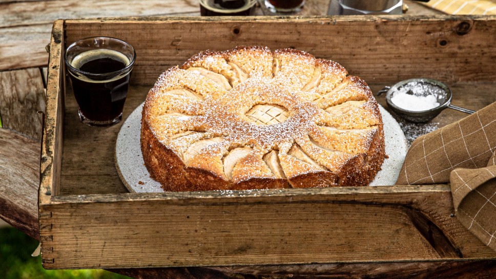 SPAR Mahlzeit Apfel Grieß Kuchen
