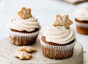 Weihnachtliche Schokomuffins