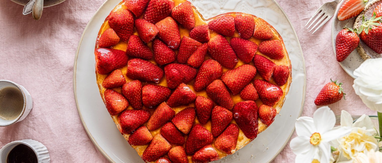 Muttertagsherz mit Erdbeeren » Rezept | SPAR Mahlzeit!