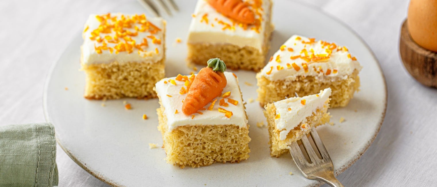 Eierlikörkuchen mit Karotten