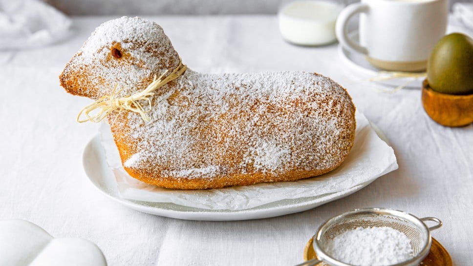Osterlamm mit Eierlikör
