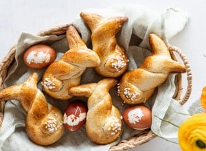 Germteig-Häschen