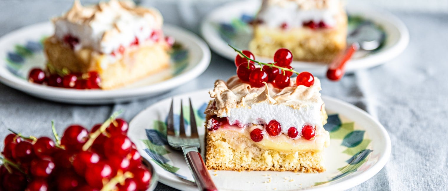 Ribiselpuddingkuchen