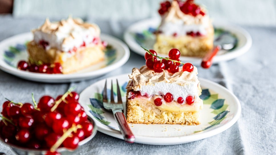 Ribiselpuddingkuchen