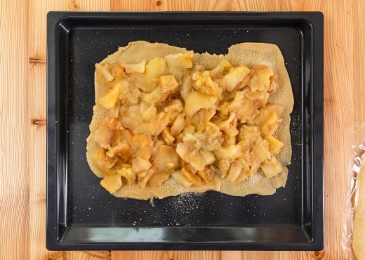 SPAR Mahlzeit Gedeckter Apfelkuchen