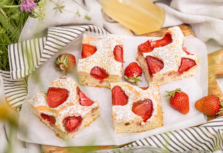 Erdbeerkuchen